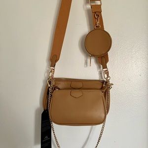 Tan crossbody bag